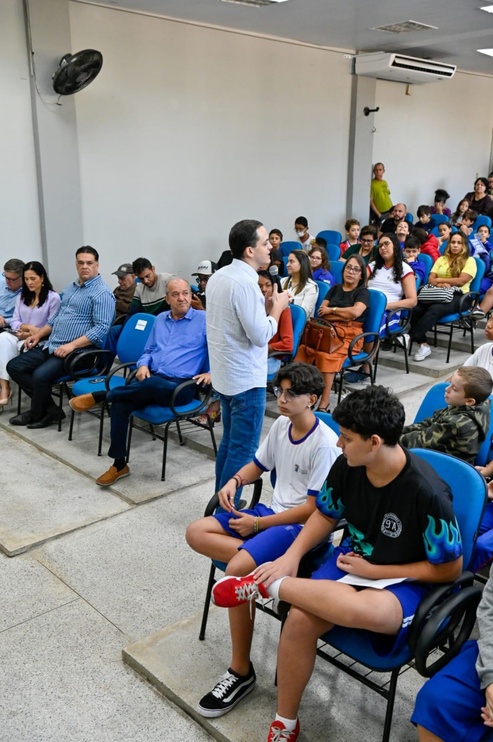 Entrega da nova rede elétrica e climatização da Emef Elzira Vivacqua dos Santos