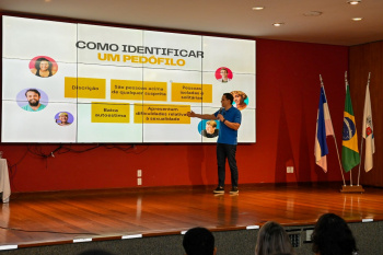 Palestra sobre prevenção ao abuso e exploração sexual infantil