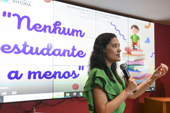 Pactuação de Metas da Educação no auditório da PMV