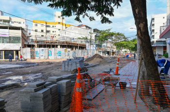 Visita às obras da Rua da Lama