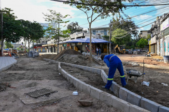 Visita às obras da Rua da Lama