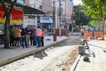 Visita às obras da Rua da Lama