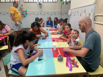 Dia da família no Cmei Ernestina Pessoa