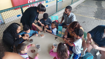 Dia da família no Cmei Professora Cida Barreto