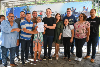 Ordem de Serviço para pavimentação de ruas no bairro Universitário