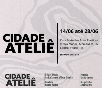 Evento Cidade Ateliê terá entrada gratuita