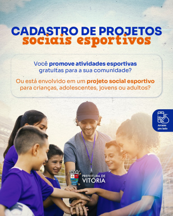 cadastramento de projetos esportivos