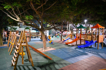 Inauguração do Parque Kids na praça Nilze Mendes