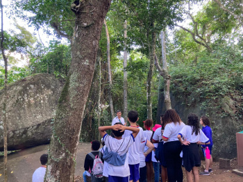 Trilhas educativas na Fonte Grande ensinam alunos a terem outros olhares de Vitória