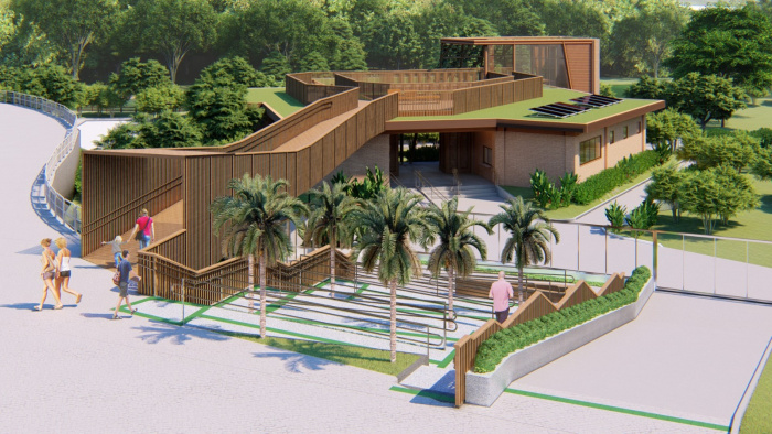 Projeção do Parque Costeiro.