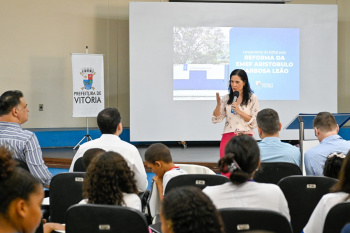 Lançamento do Edital para reforma da EMEF Aristóbulo Barbosa Leão