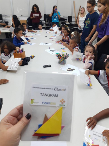 Parceria entre centro de educação infantil e Ifes promove aprendizado lúdico