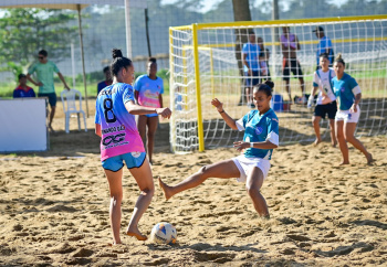 Inauguração da arena de beach soccer