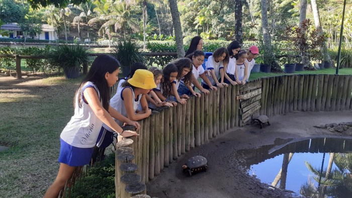 Água é tema de atividade para alunos do 1º ano de escola pública municipal
