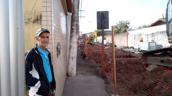Evilson Vieira Matos, morador beneficiado com as obras de macrodrenagem