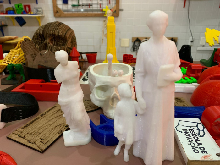 Escola de Inovação: Produtos feitos por alunos e impressos na impressora 3D