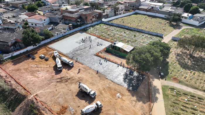 Novos nichos no Cemitério de Maruípe