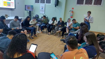 Formação com estagiários da rede municipal de ensino