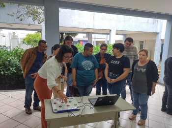 Formação com estagiários da rede municipal de ensino