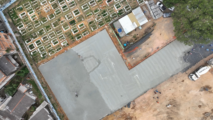 Novos nichos no Cemitério de Maruípe