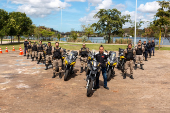 Guarda de Vitória participa de curso de pilotagem de moto