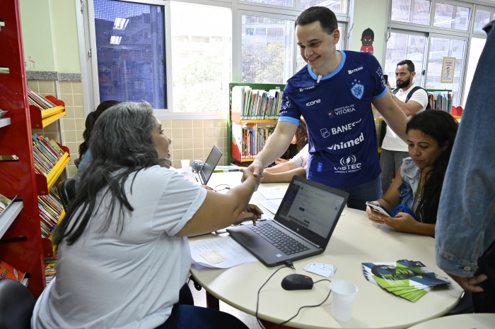 Ação Vitoria Com Você na EMEF Prezideu Amorim