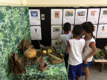Crianças do Cmei Ocarlina Nunes Andrade participam do projeto “A volta ao mundo e várias histórias