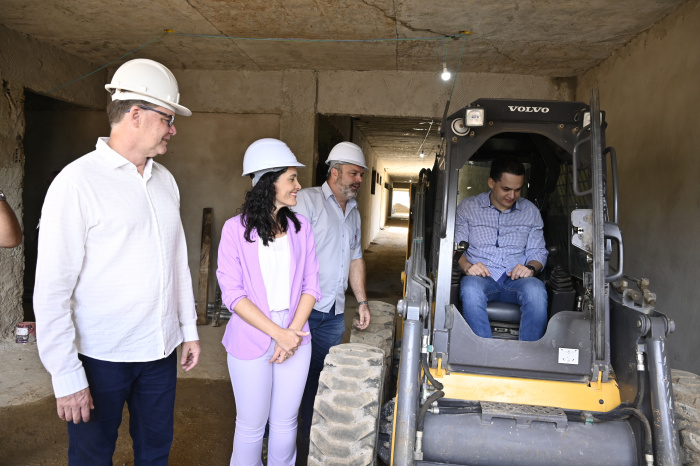Visita ao CMEI Jacy Alves Fraga