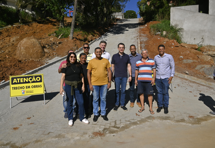 Visita Técnica às obras de Drenagem e Pavimentação das ruas Flor do Campo e dos Ipês