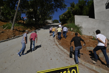 Visita Técnica às obras de Drenagem e Pavimentação das ruas Flor do Campo e dos Ipês