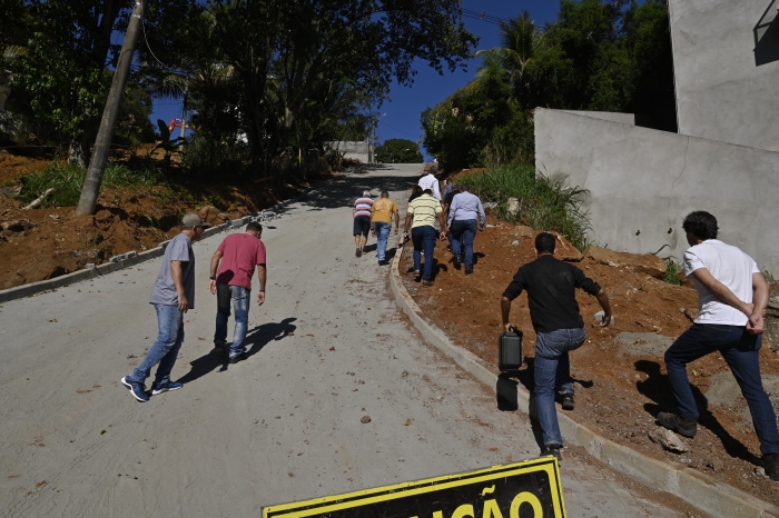 Visita Técnica às obras de Drenagem e Pavimentação das ruas Flor do Campo e dos Ipês