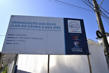 Visita Técnica às obras de Drenagem e Pavimentação das ruas Flor do Campo e dos Ipês