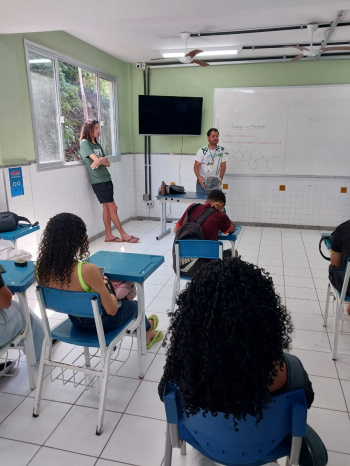 Estudantes aprendem sobre Mata Atlântica, meio ambiente e direitos humanos