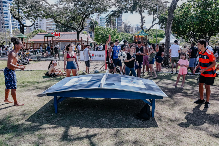 Esporte Por Vitória na Praça dos Namorados - Futmesa