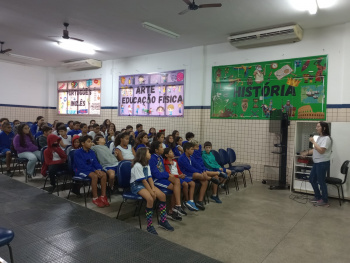Crianças aprendem sobre separação de resíduos para serem multiplicadoras