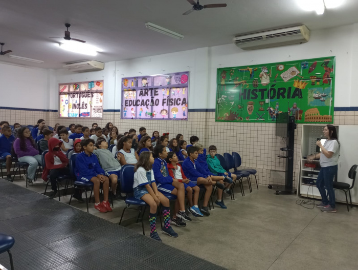 Crianças aprendem sobre separação de resíduos para serem multiplicadoras