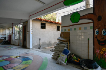 Prefeito e secretária da Educação visitam reforma do CMEI Padre Geovane