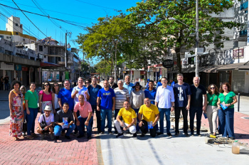 Visita técnica às obras da Rua da Lama