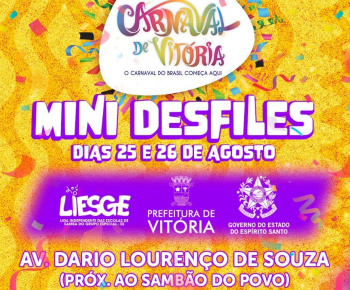 Mini Desfiles da Escolas de Samba
