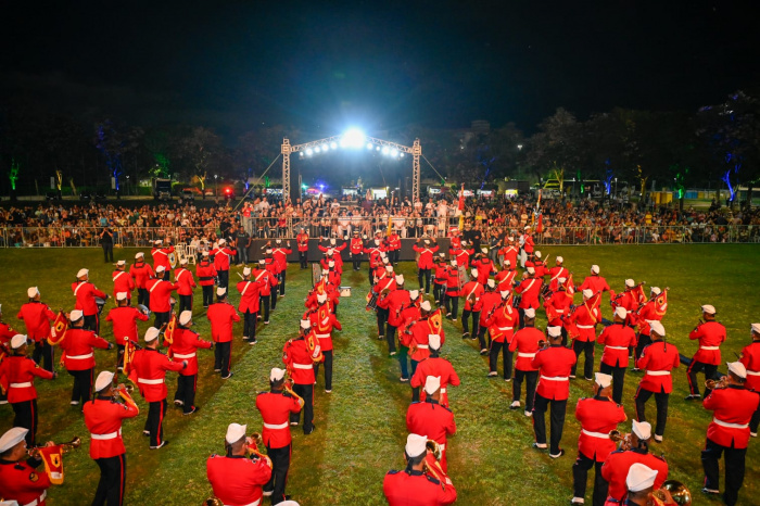Concerto da banda sinfônica do Corpo de Fuzileiros Navais
