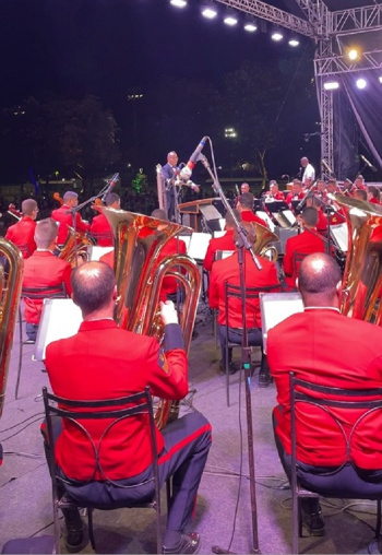 Apresentação das Bandas Marcial e Sinfônica da Marinha do Brasil no Pedra da Cebola