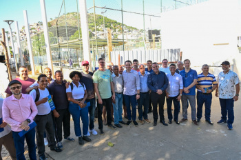 Visita Técnica às Obras de Cobertura da Quadra de Itararé