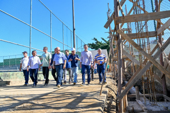 Visita Técnica às Obras de Cobertura da Quadra de Itararé