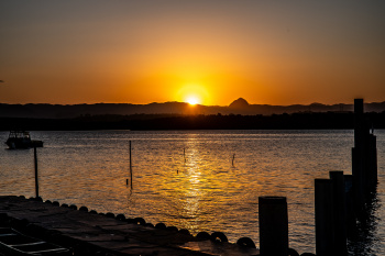 Ilha das Caieiras - Pôr do Sol