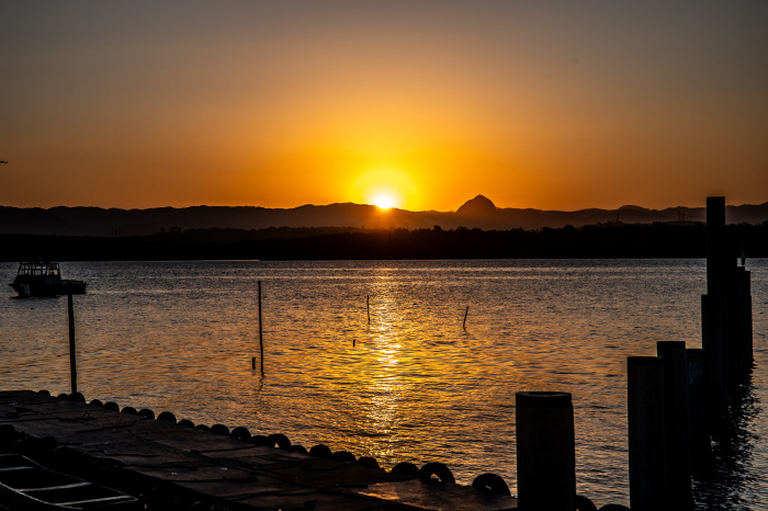 Ilha das Caieiras - Pôr do Sol