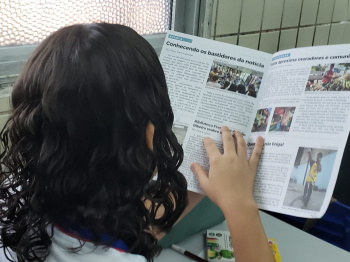 Estudantes da Emef VSP criam jornal impresso