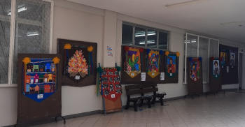 Exposição de trabalhos de estudantes da Emef IJSSL