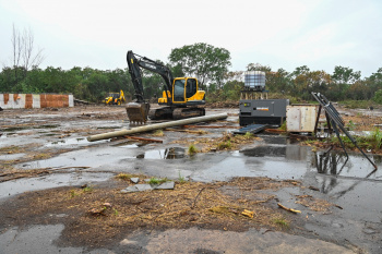 Visita ao espaço de obras no Assaí Atacadista