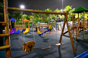 Entrega do Parque Kids da Praça Estela Coimbra em Santo Antônio