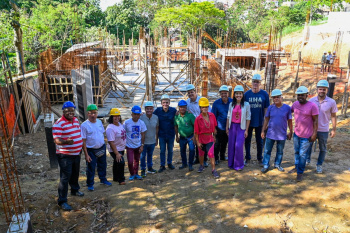 Visita às obras da nova Emef Irmã Jacinta